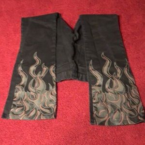 Vintage Serious Flame Fire Pants